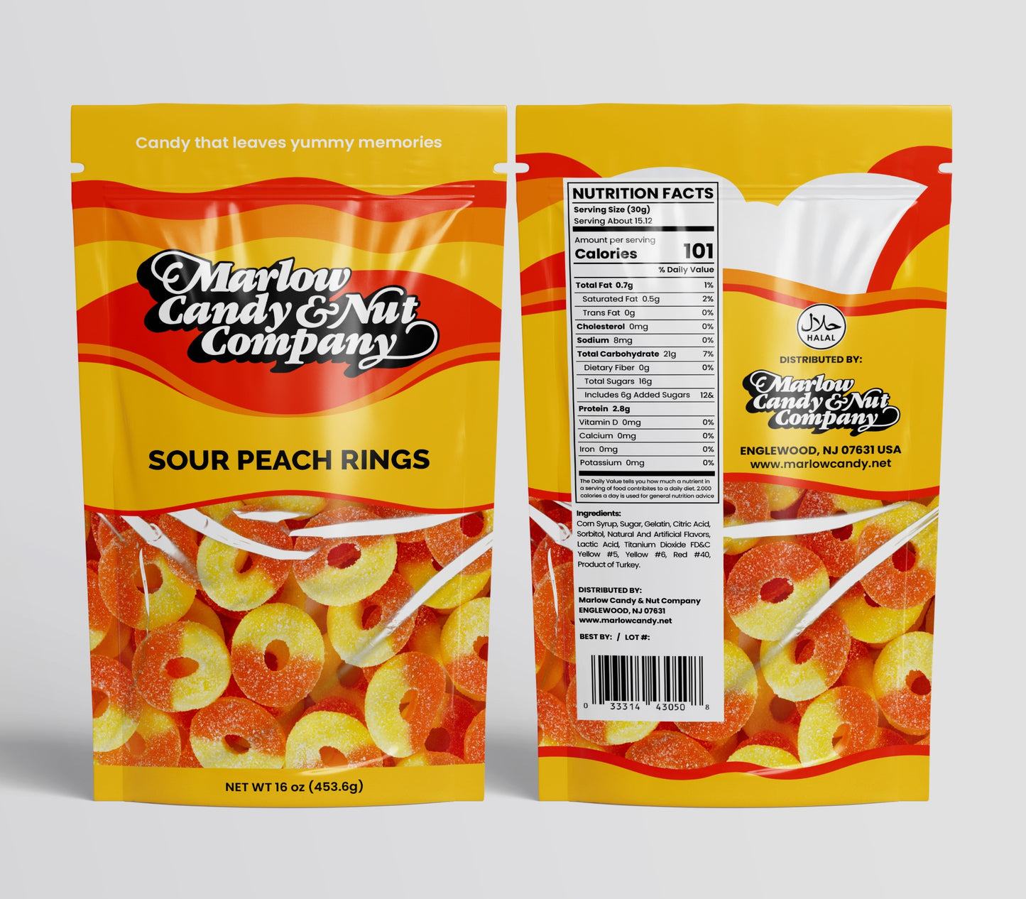 Sour Peach Rings